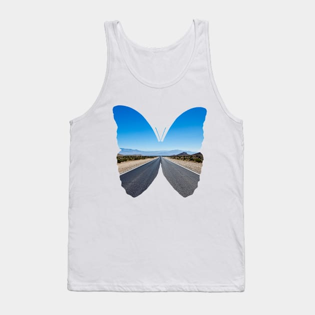 Roadside Butterfly Tank Top by narwhalwall